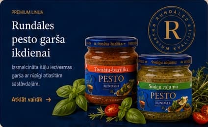 Rundāles pesto produktu līnija